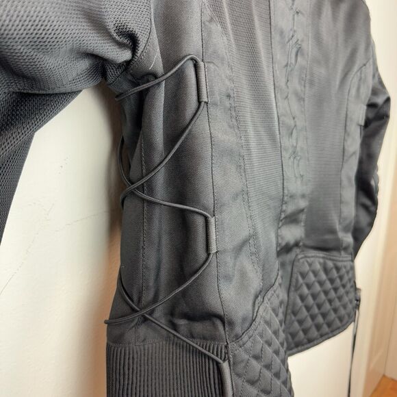 Scorpion EXO GET Stung Women's Sz XL Motorcycle Jacket Padded Black - Picture 11 of 16